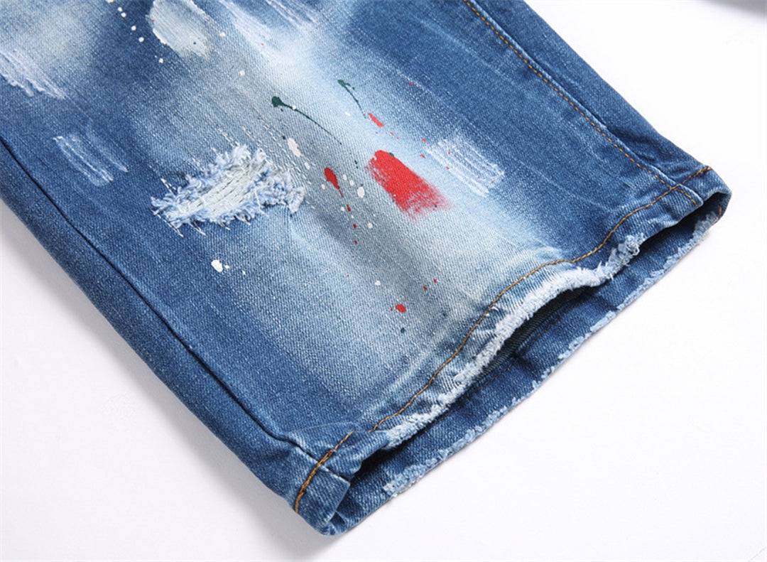 DSQ2 Short Jeans Ripped