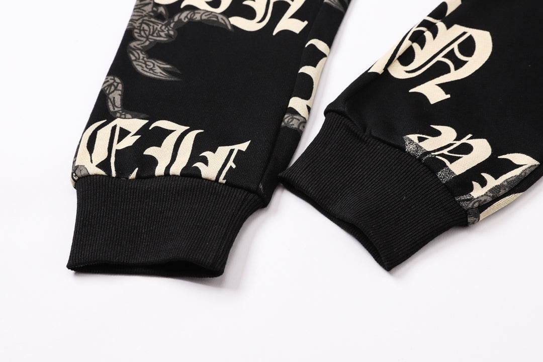 PP Letter Hoodie Jacket Suit