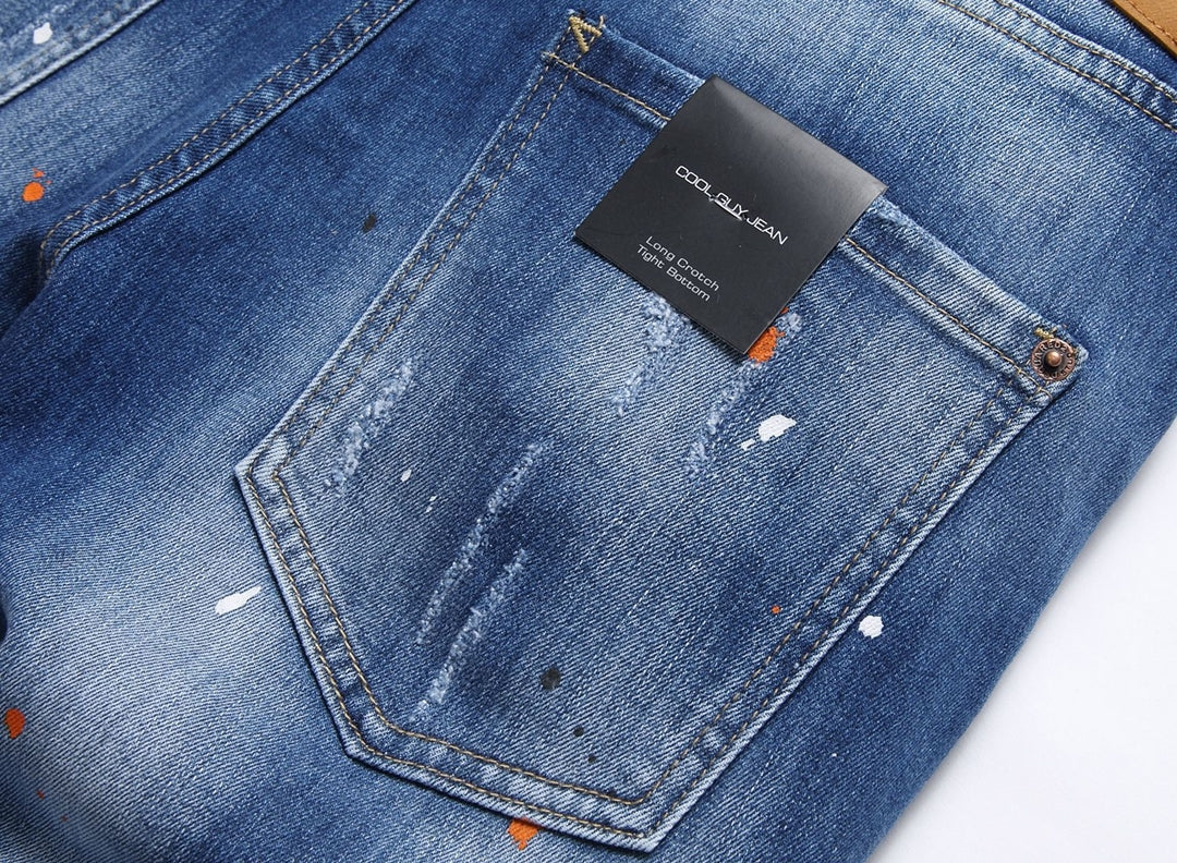 DSQ2 Short Jeans Ripped