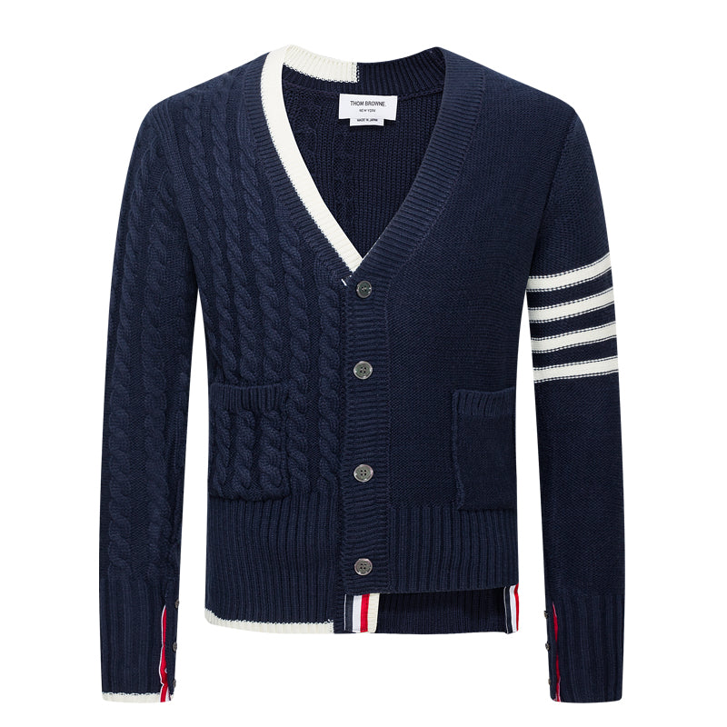 4 Bars Wool cardigan