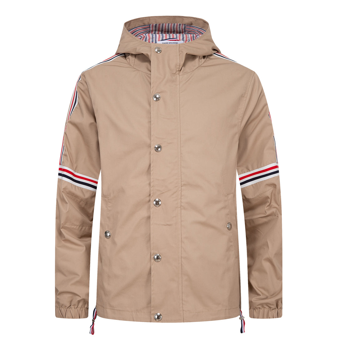 Stripe Casual Jackets