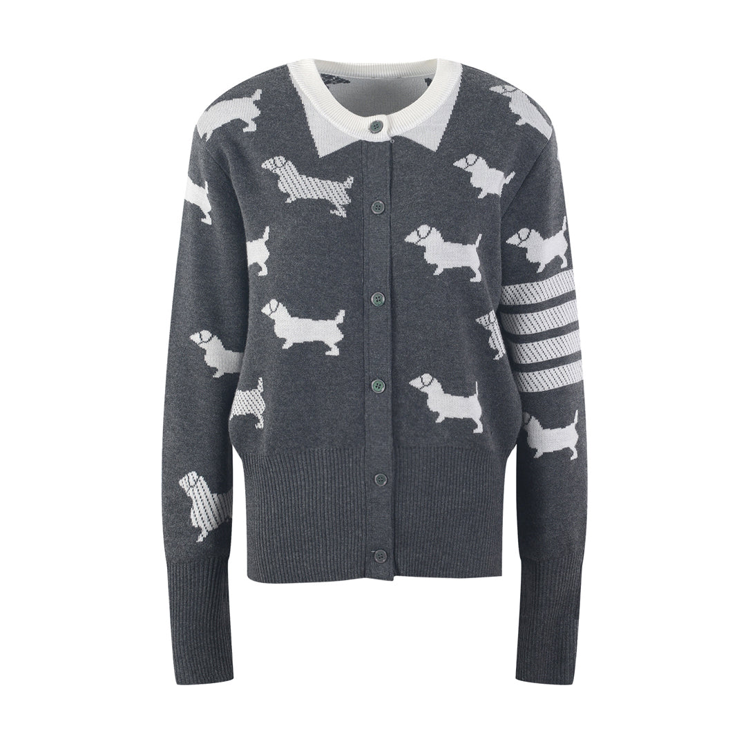 4 Bars Wool Cardigan