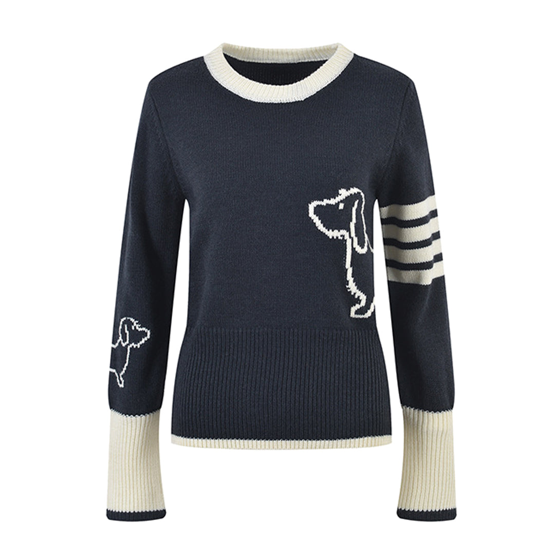 4 Bars Puppy sweater