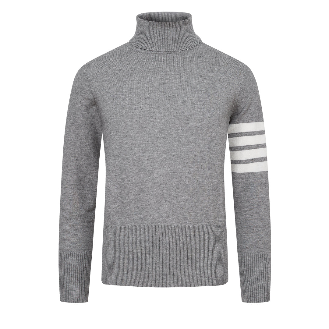 4 Bars Turtleneck Sweater