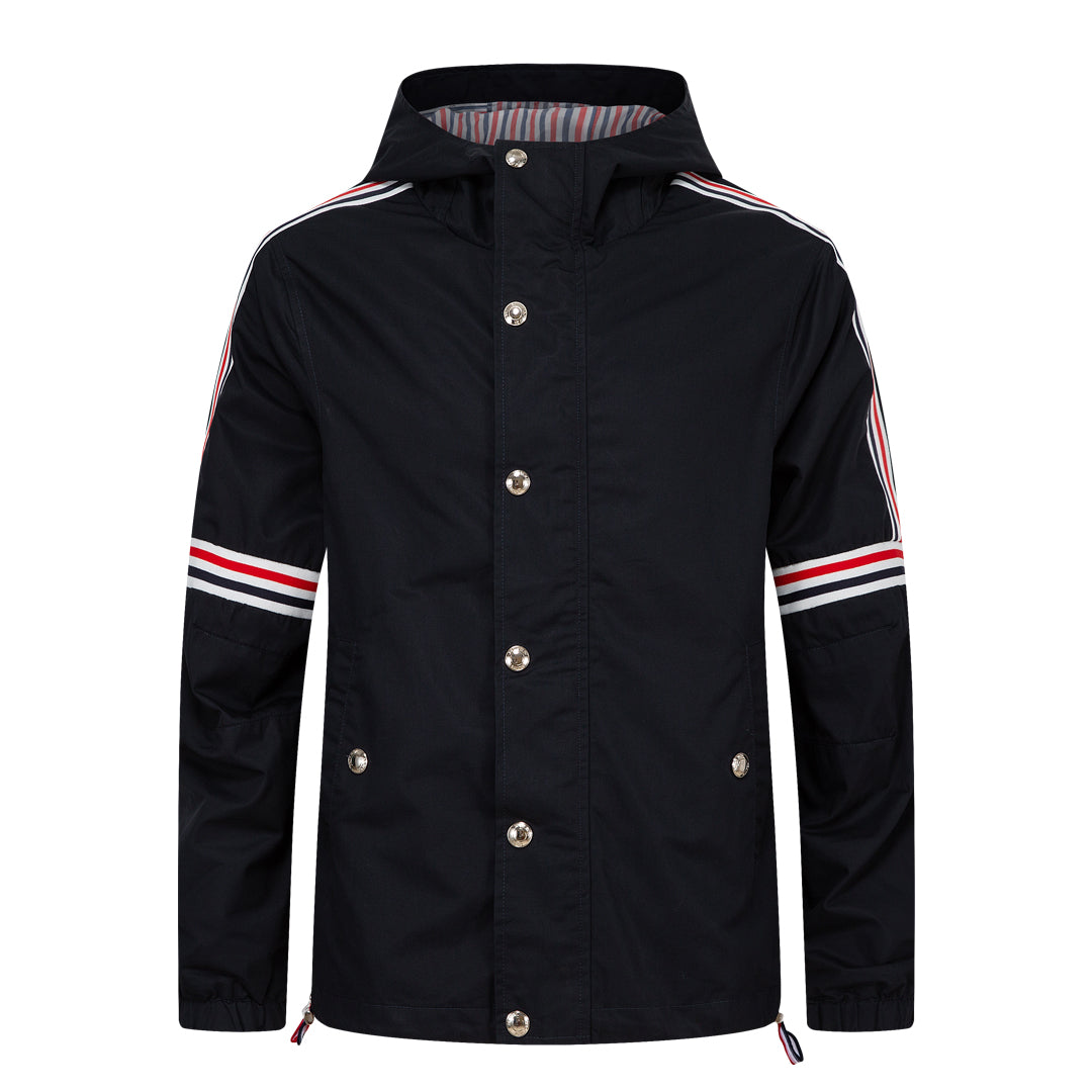 Stripe Casual Jackets