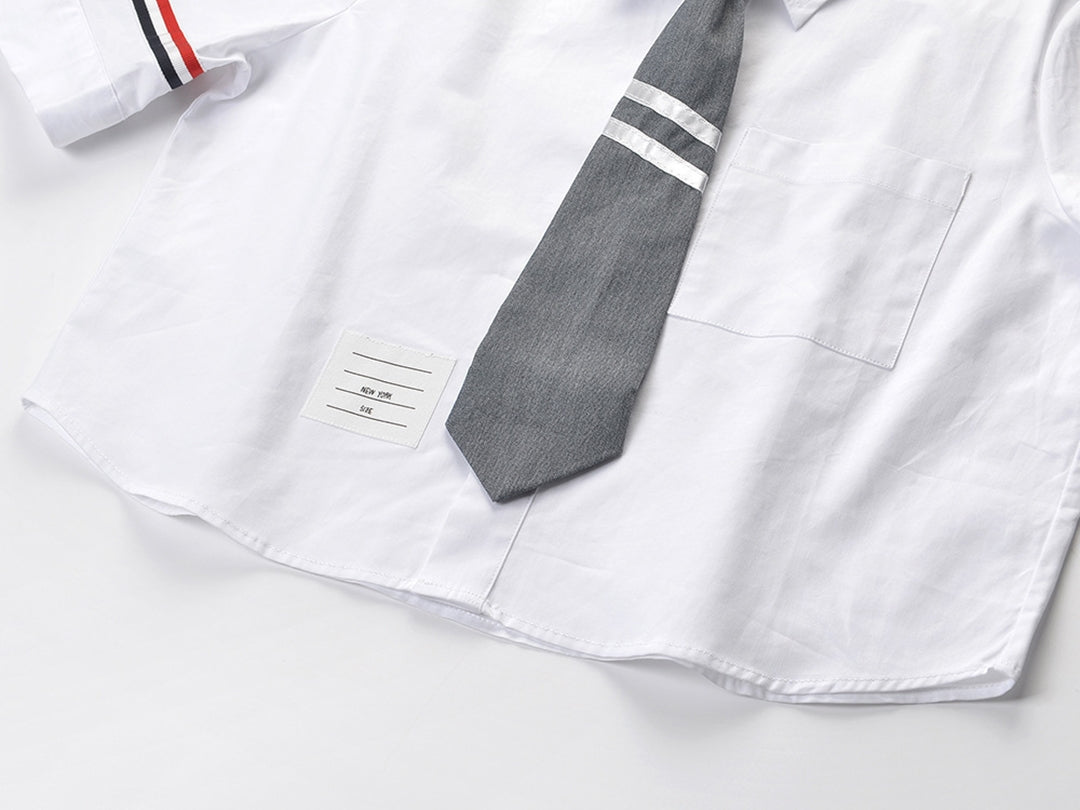Women Tie Short Shirt