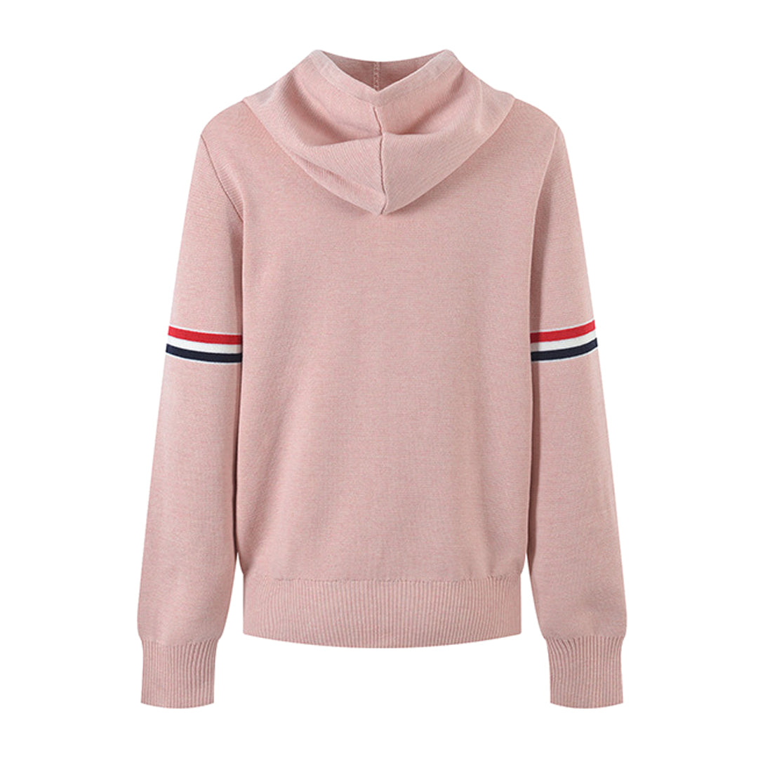 Women Knit Hooded Cardigan