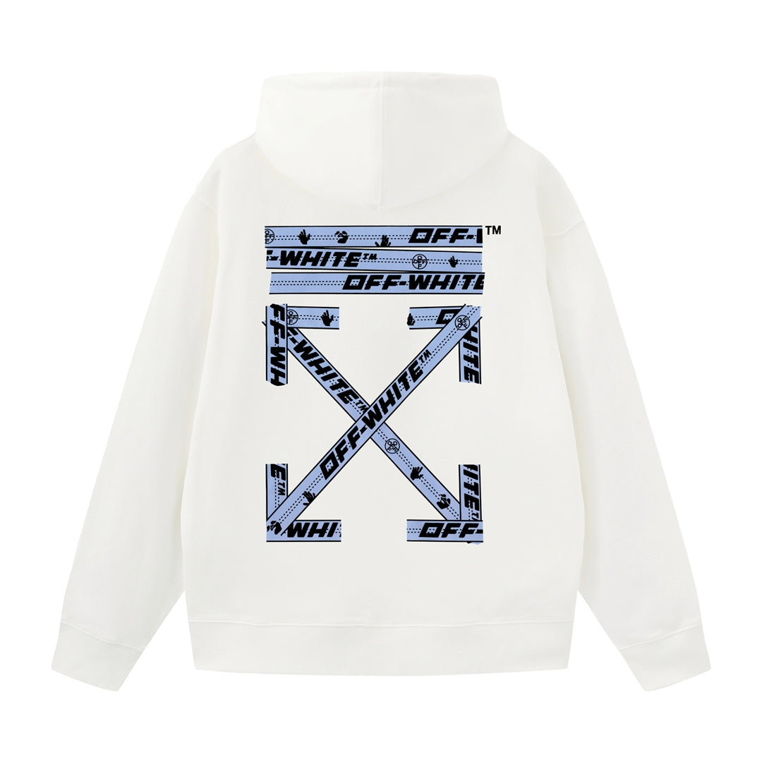 OFF Logo Print Hoodie