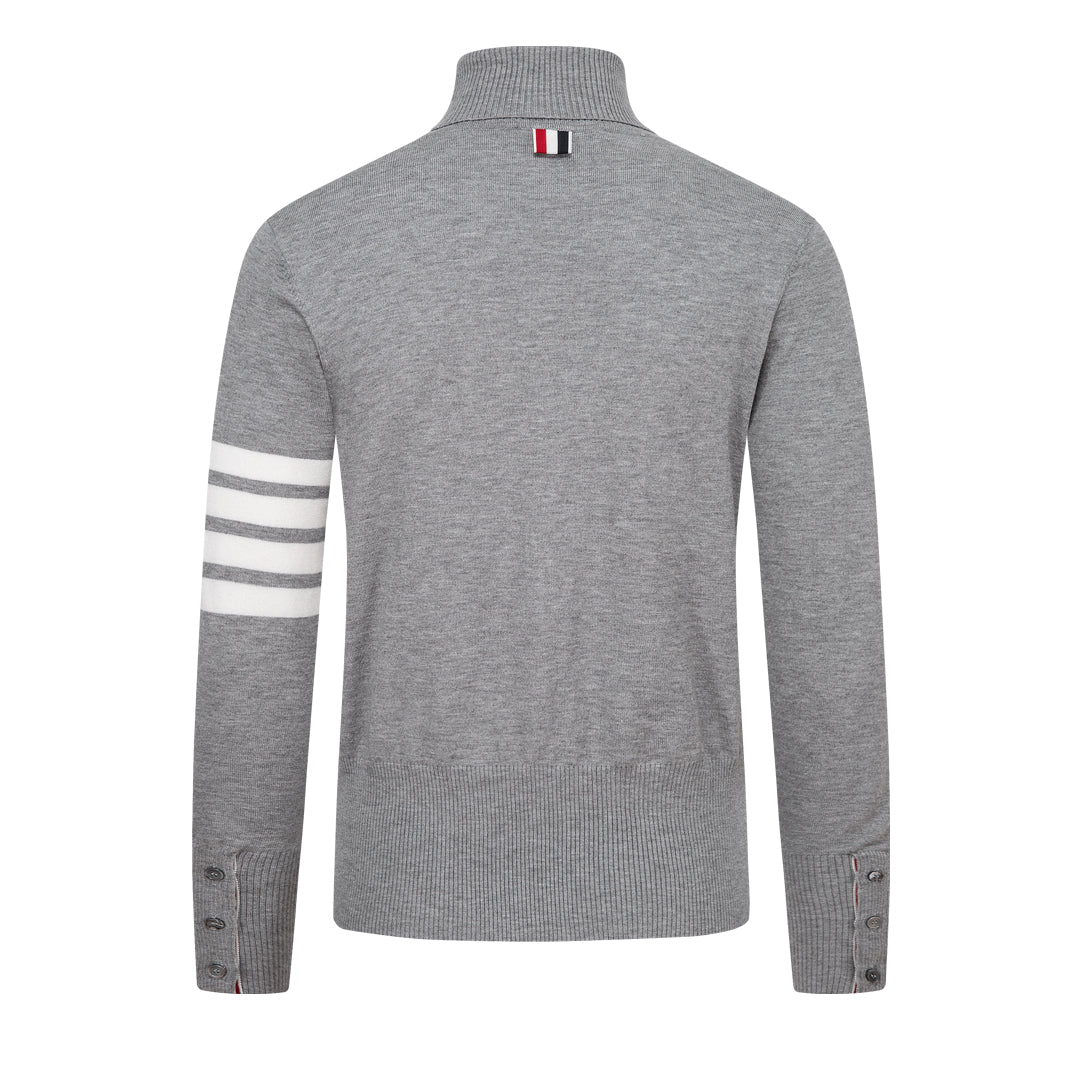 4 Bars Turtleneck Sweater