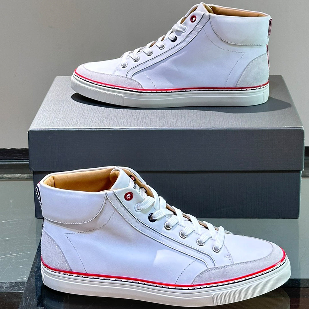 High Top Casual Leather shoes