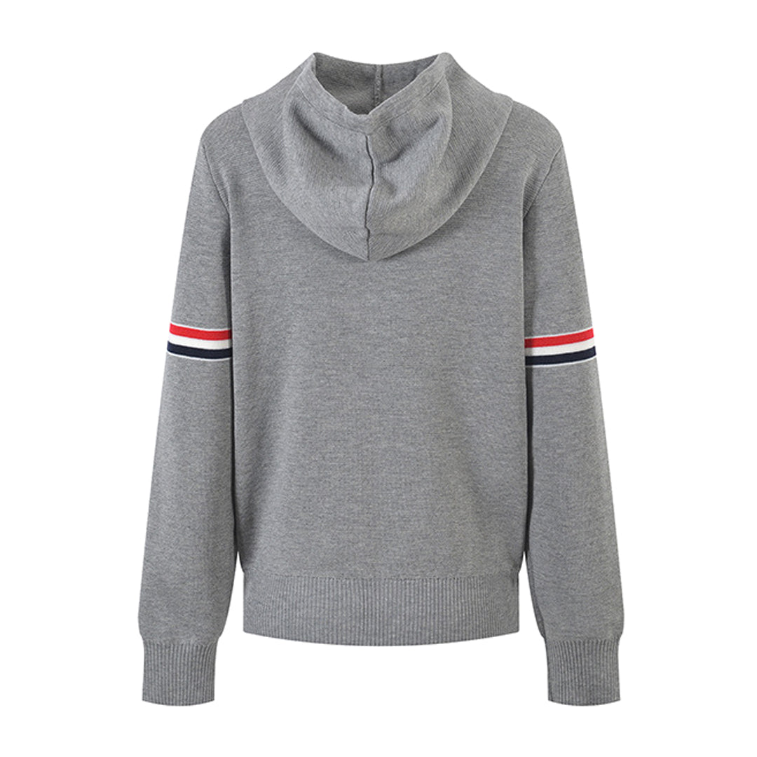 Women Knit Hooded Cardigan