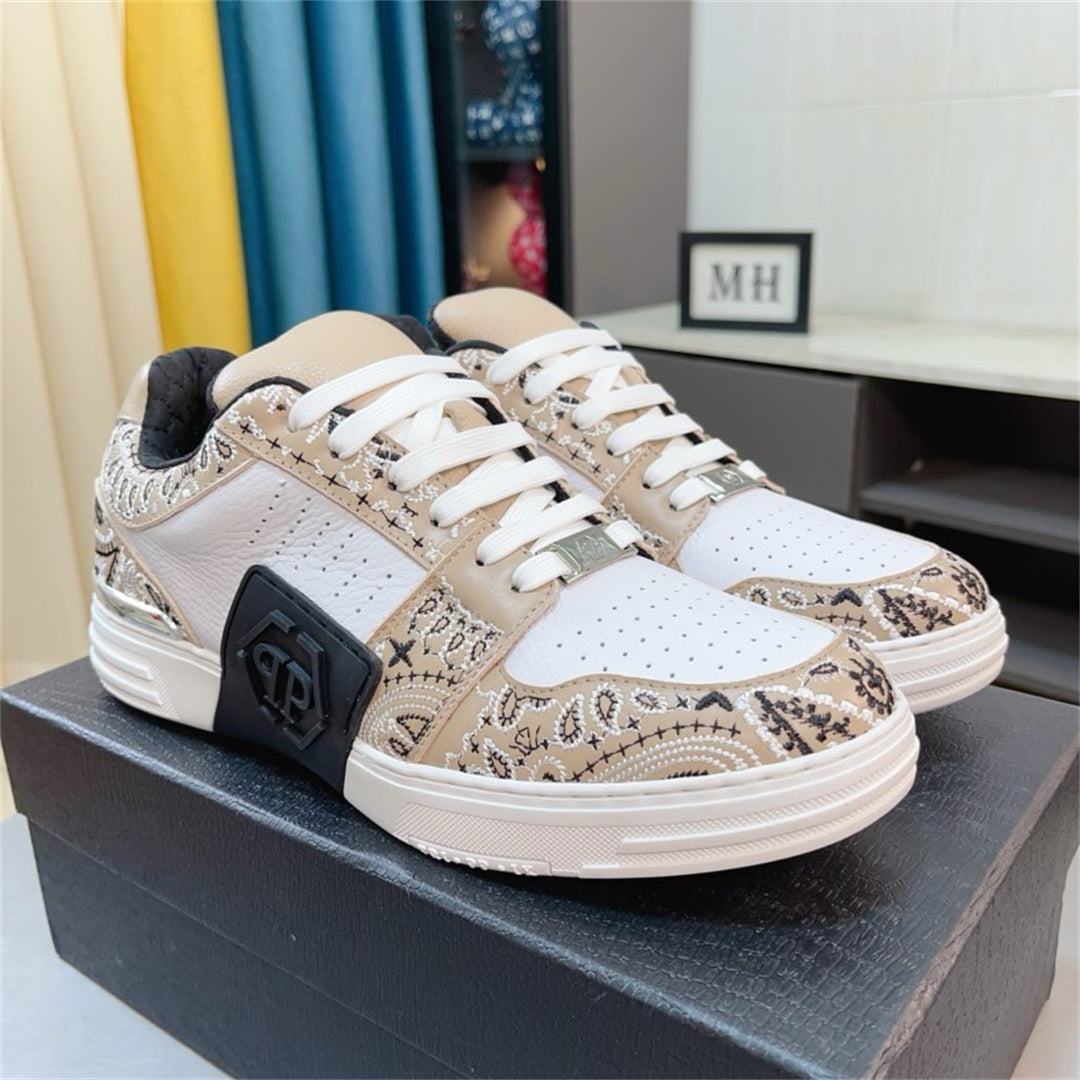PP Casual Fashion Skull Sneakers