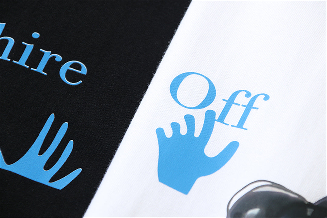 OFF Robot Print T-shirt