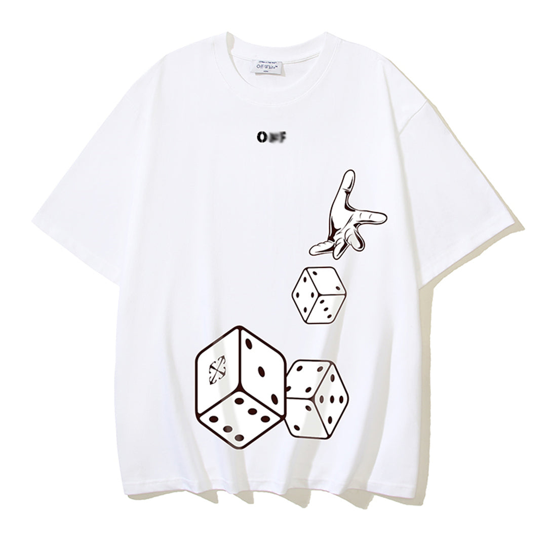 OFF Dice Print T-shirt