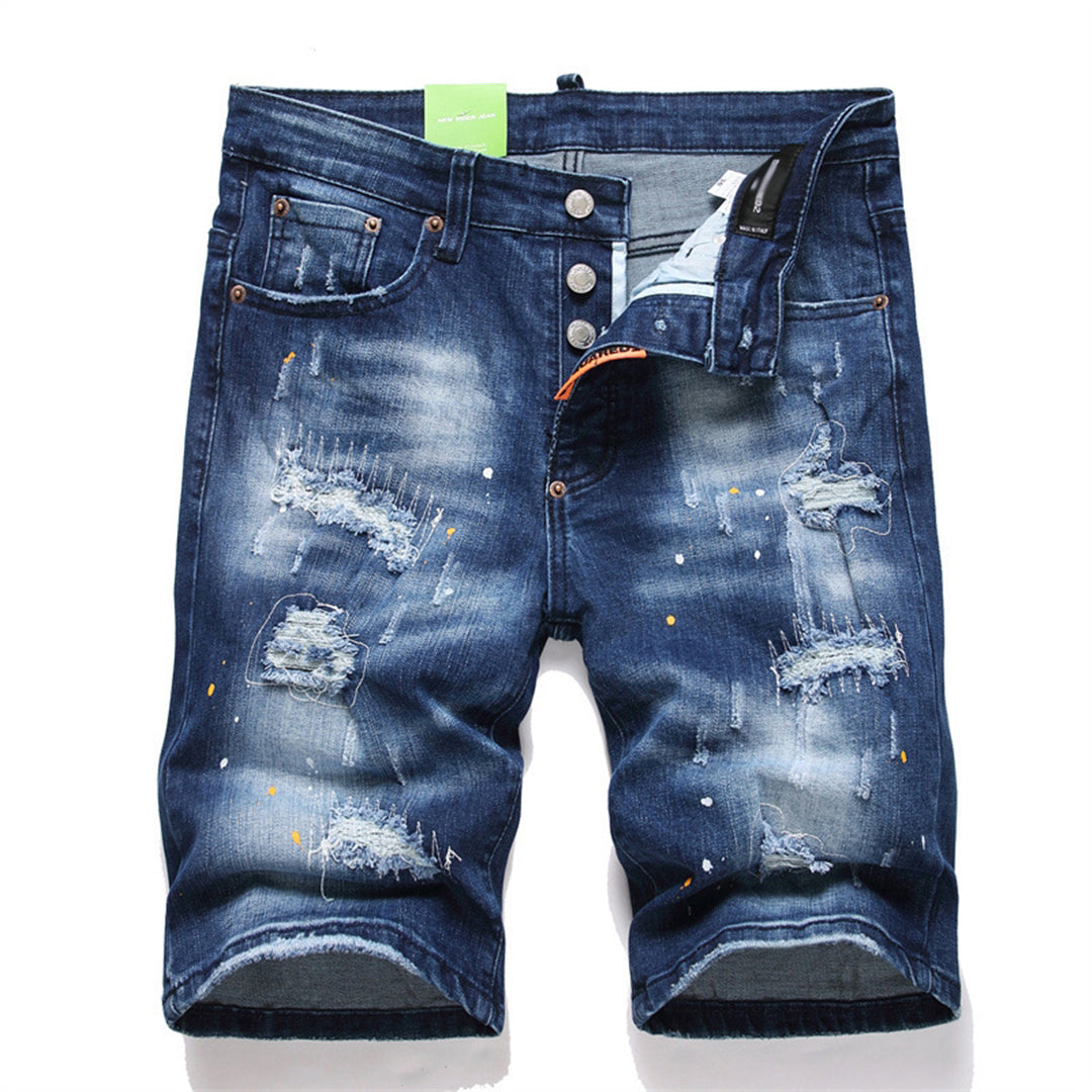DSQ2 Short Jeans Ripped