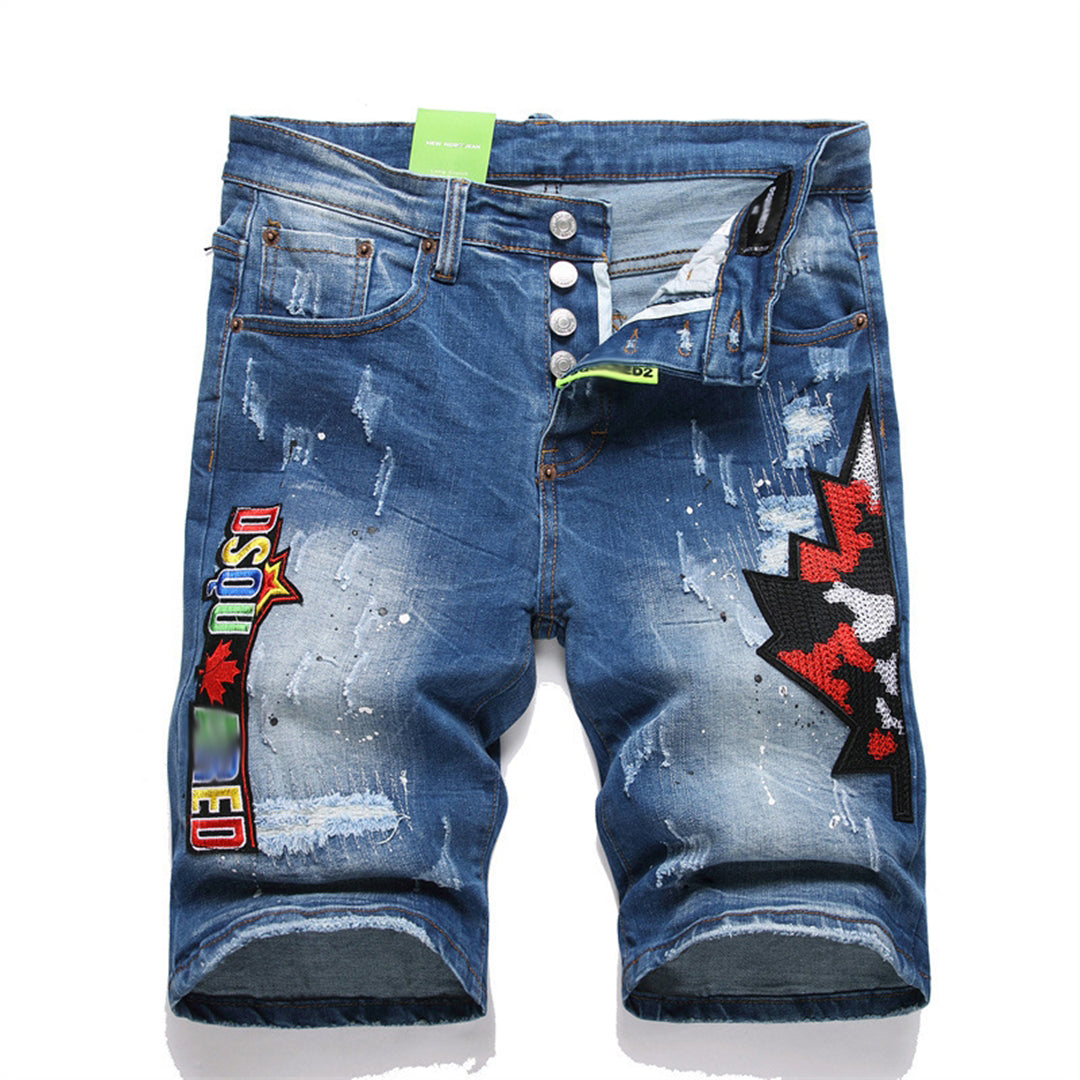DSQ2 Short Jeans Ripped