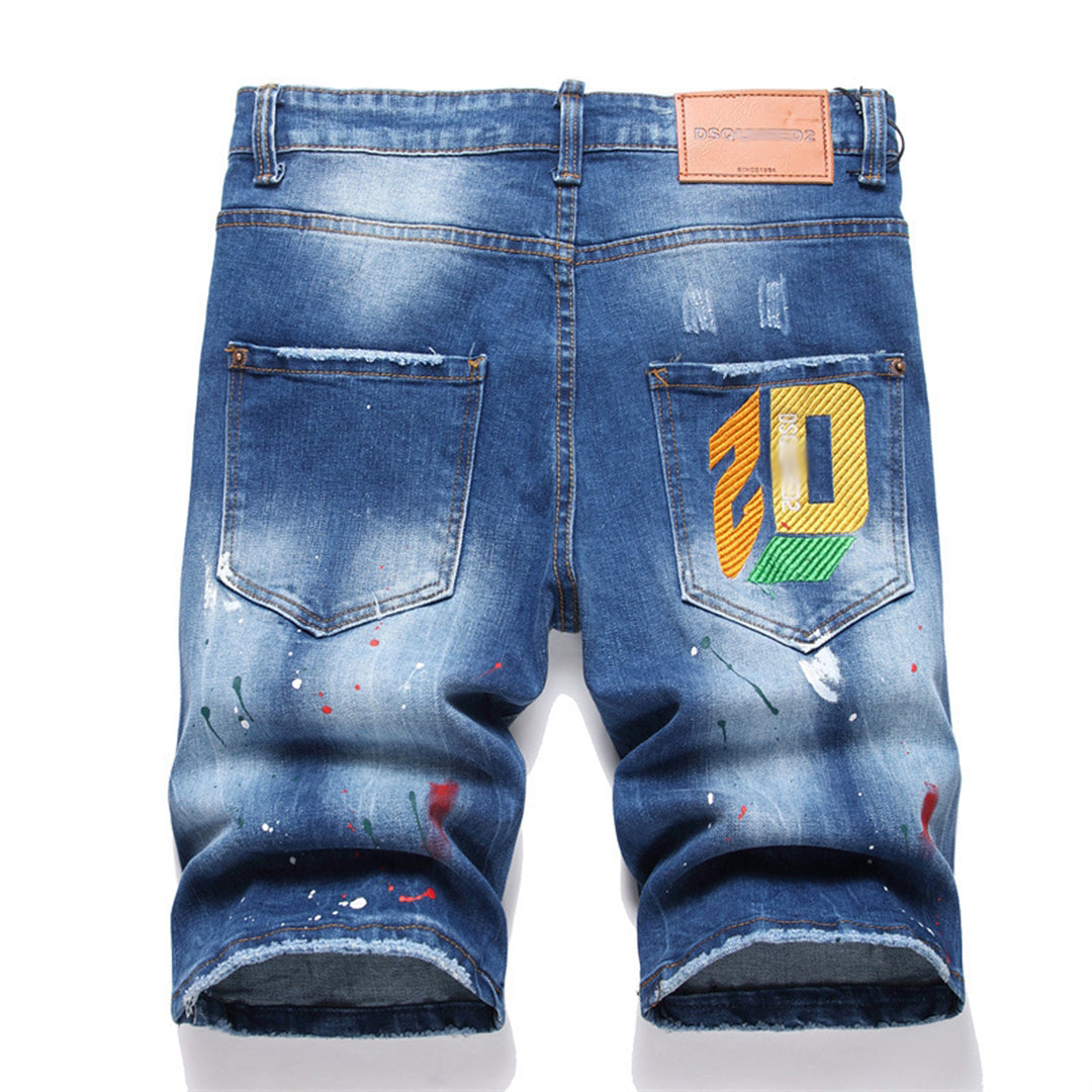 DSQ2 Short Jeans Ripped