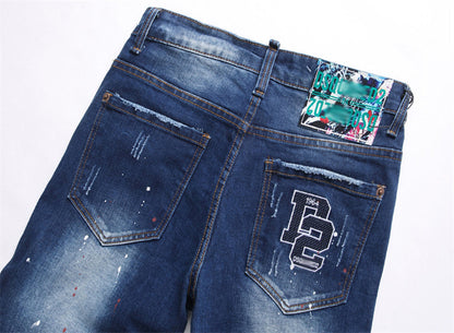 DSQ2 Short Jeans Ripped