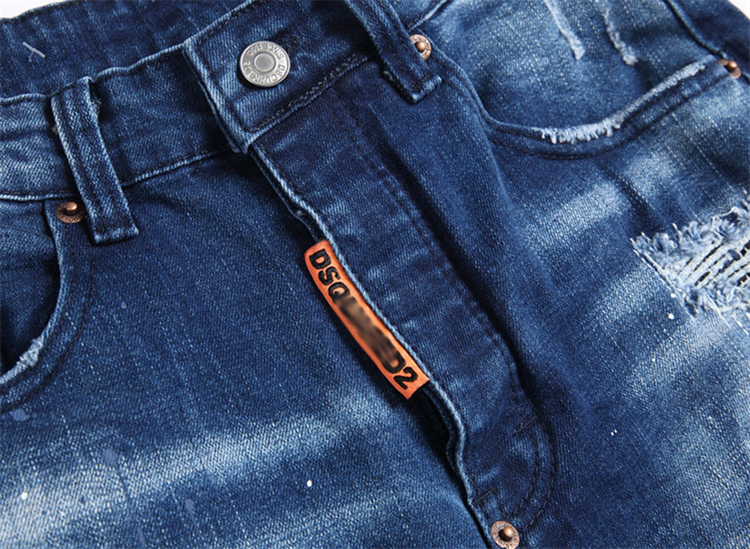 DSQ2 Short Jeans Ripped