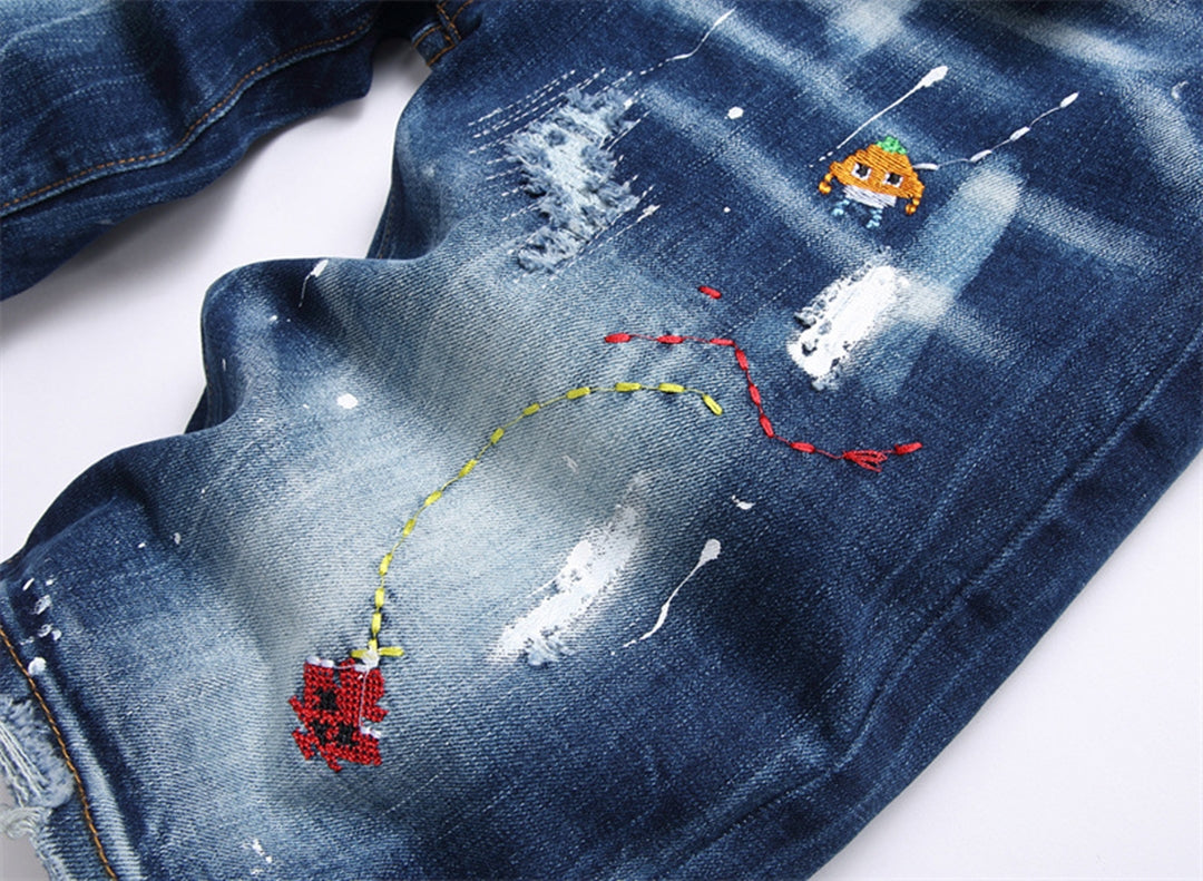 DSQ2 Short Jeans Ripped