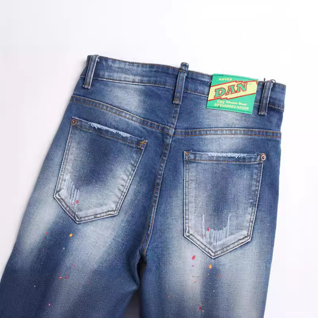 DSQ2 Short Jeans Ripped