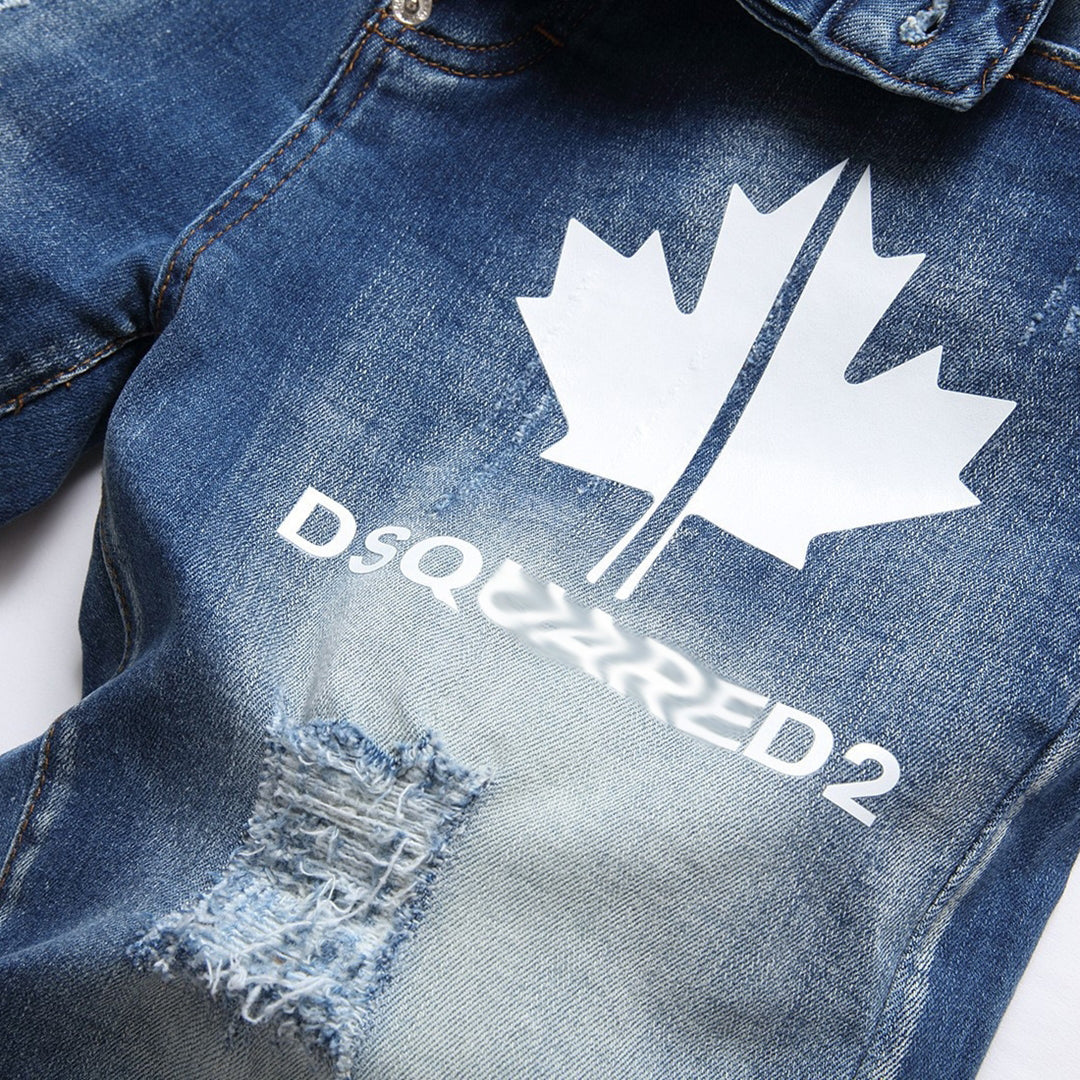 DSQ2 Short Jeans Ripped