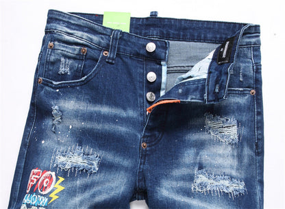 DSQ2 Short Jeans Ripped