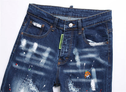 DSQ2 Short Jeans Ripped