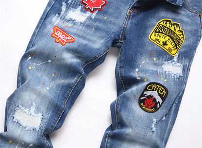 DSQ2 Stamp Ripped jeans