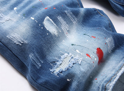 DSQ2 Short Jeans Ripped