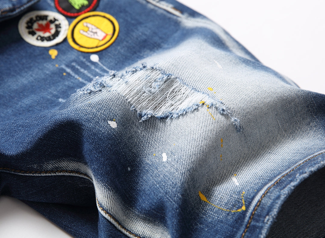 DSQ2 Short Jeans Ripped