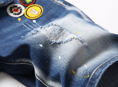 DSQ2 Short Jeans Ripped