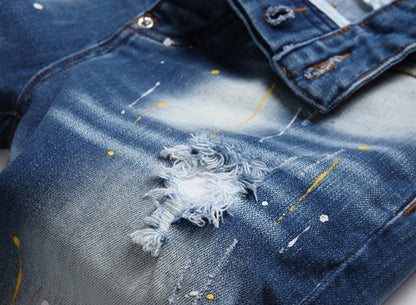 DSQ2 Short Jeans Ripped