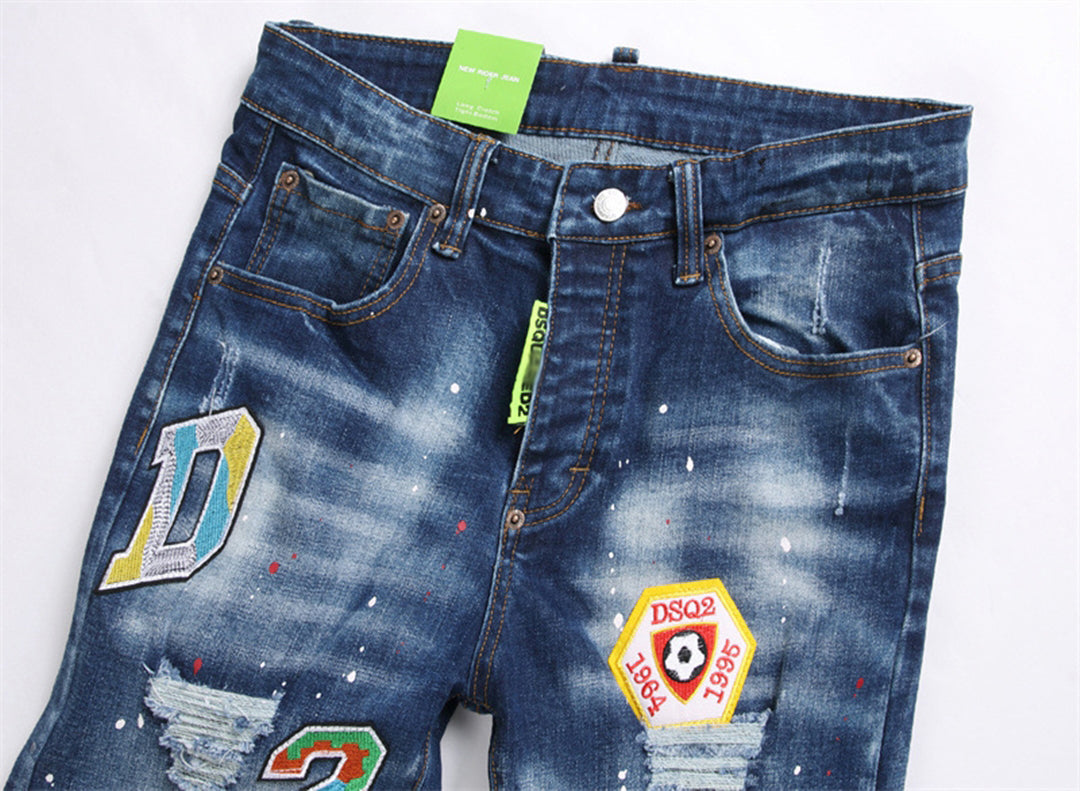 DSQ2 Short Jeans Ripped