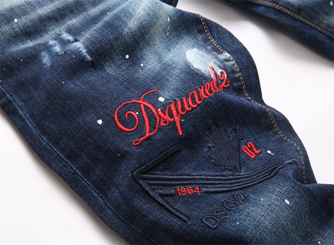 DSQ2 Stamp Ripped jeans