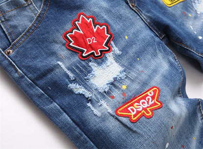 DSQ2 Stamp Ripped jeans