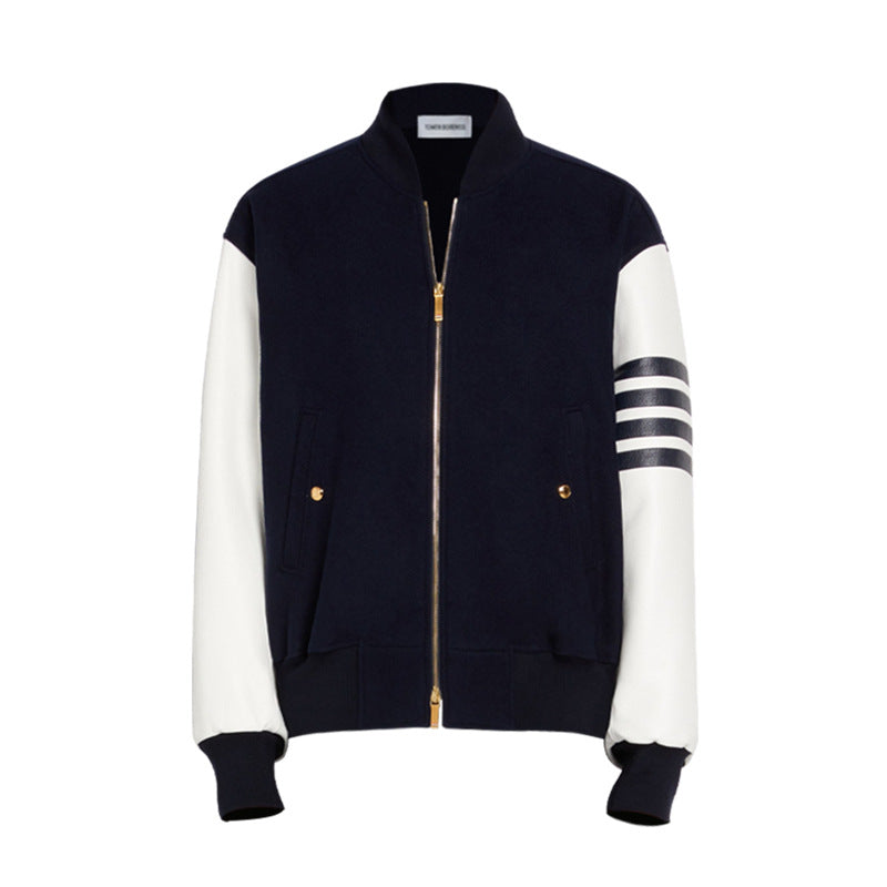 4 Bars Leather Jacket