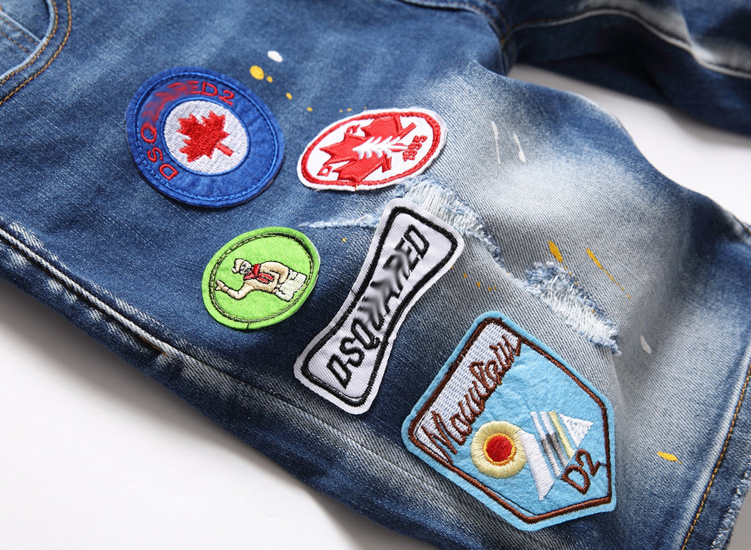 DSQ2 Short Jeans Ripped