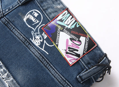 DSQ2 Short Jeans Ripped