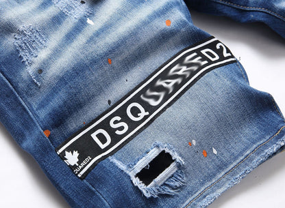 DSQ2 Short Jeans Ripped