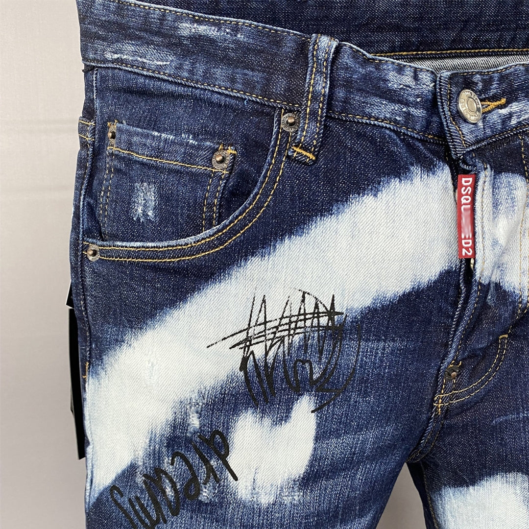 DSQ2 Short Jeans Ripped