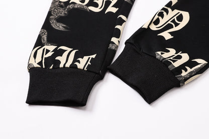 PP Letter Hoodie Jacket Suit