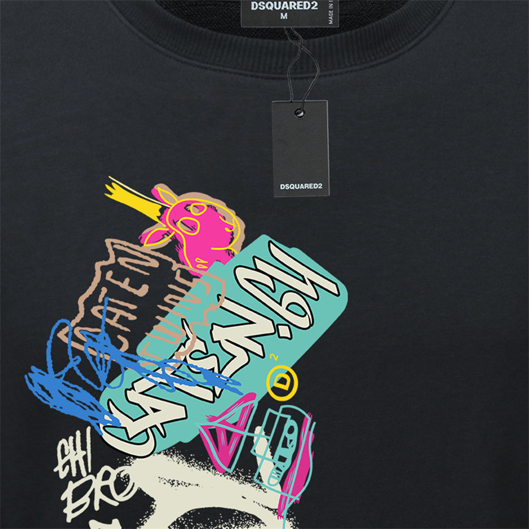 DSQ2 Sweatshirt Graffiti