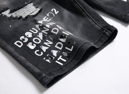 DSQ2 Short Jeans Ripped