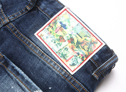 DSQ2 Stamp Ripped jeans