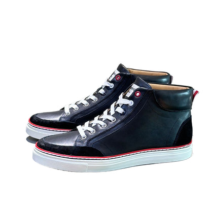 High Top Casual Leather shoes
