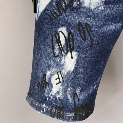 DSQ2 Short Jeans Ripped