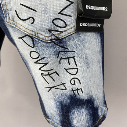 DSQ2 Short Jeans Ripped