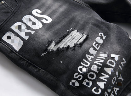 DSQ2 Short Jeans Ripped