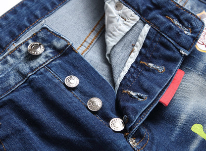 DSQ2 Short Jeans Ripped